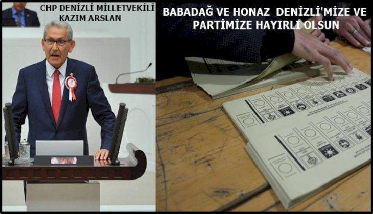 Honaz 'da 3 , Babadağ'da 15 Oy Farkla CHP Kazandı