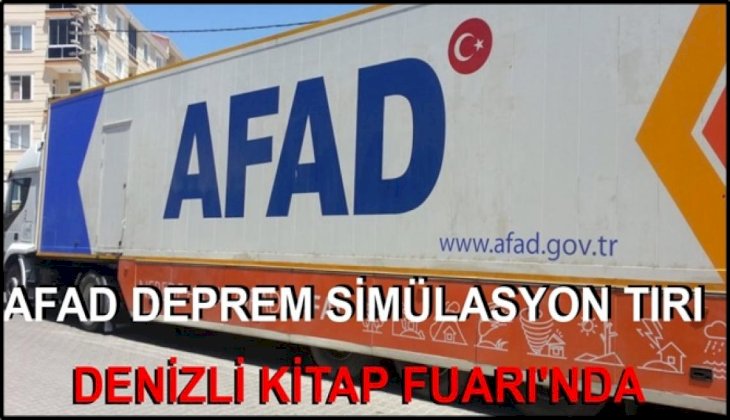 Afet ve Acil Durum Simülasyon Tırı vatandaşı bilgilendirecek