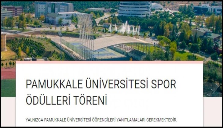 Pamukkale Üniversitesi Spor Ödülleri Veriyor