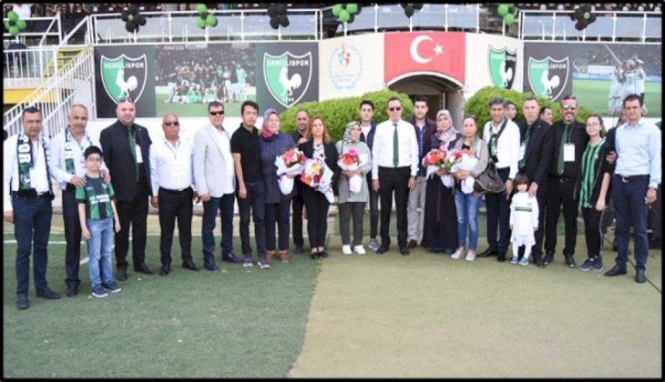 Abalı Denizlispor'un, yükselme maçını şehit anneleri de izledi