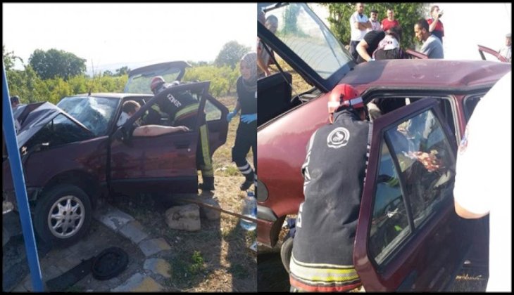 Denizli'de trafik kazası: 5 yaralı