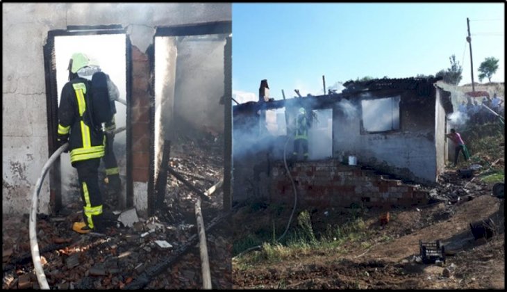 Buldan'da ev yangını 