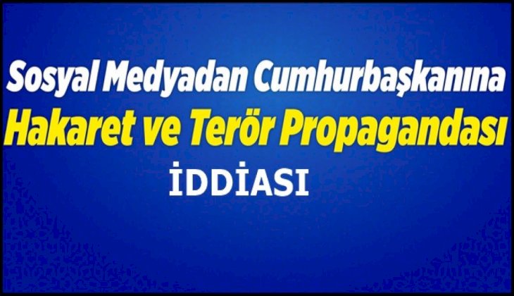 Denizli'de terör propagandası ve Cumhurbaşkanına hakaret iddiası