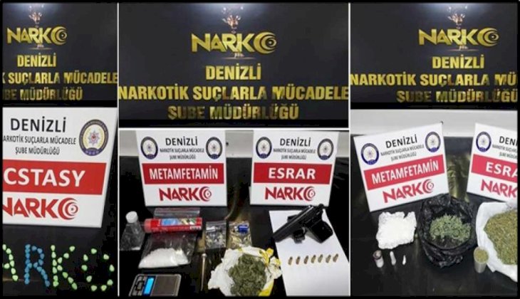 Denizli'de uyuşturucu operasyonu: 13 Tutuklu