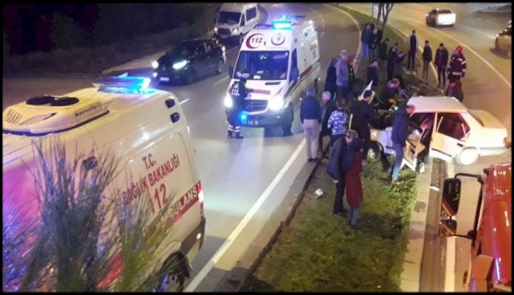 Denizli'de trafik kazası: 1 yaralı