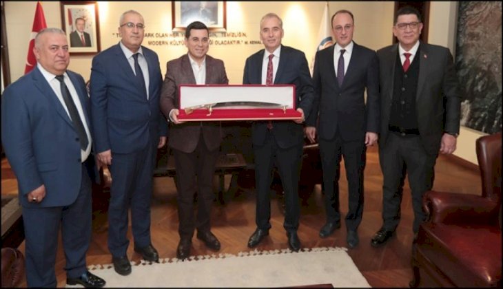 Akdeniz Belediyeler Birliği’nden Başkan Osman Zolan’a ziyaret