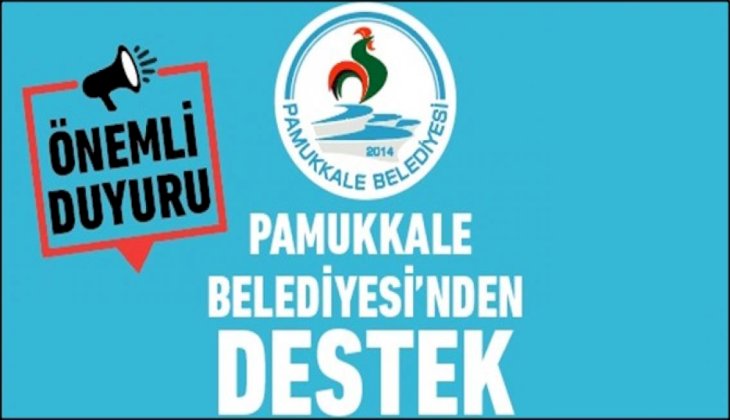 Pamukkale Belediyesi Kiraları Erteledi