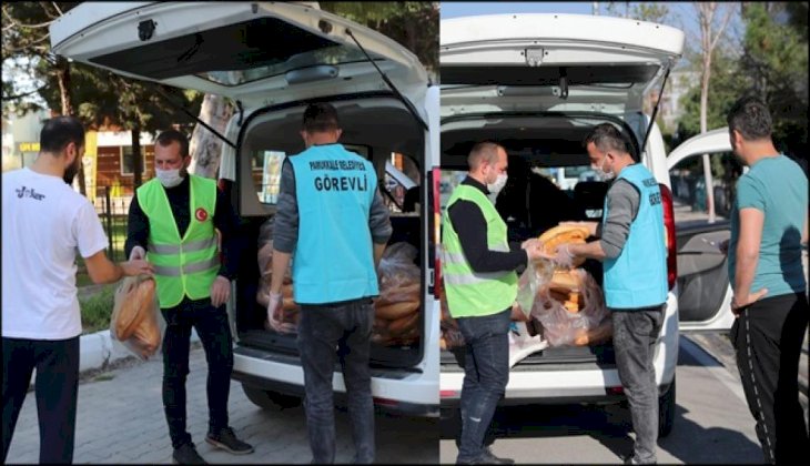 Pamukkale Belediyesi Binlerce Vatandaşa Ekmek Ulaştırdı