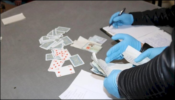 Denizli'de kumar oynayan 19 kişiye 70 bin lira ceza