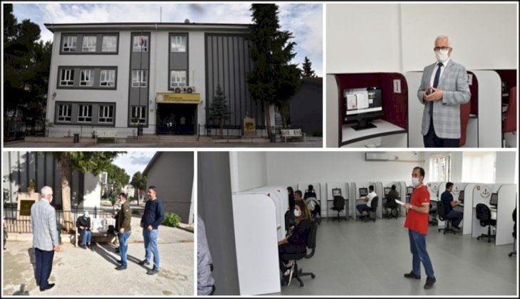 Denizli E-Sınav Merkezinin Yeni Binasında İlk E-Sınav Yapıldı