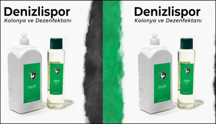 Denizlispor'dan armalı kolonya ve dezenfektan satışa sunuldu