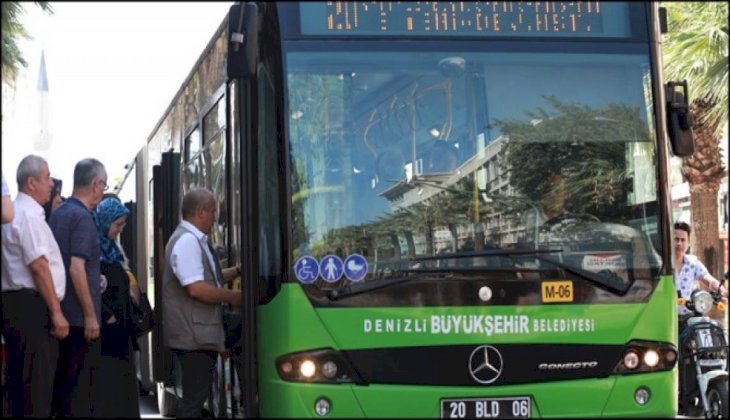 Denizli'de belediye otobüslerinde ayakta yolcu kararı