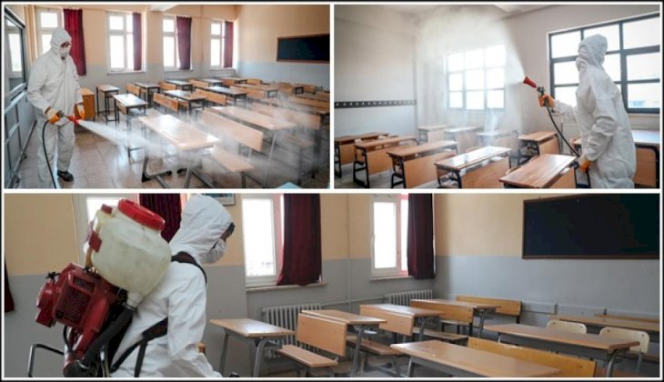 Pamukkale Belediyesi LGS Öncesi Okulları Dezenfekte Etti
