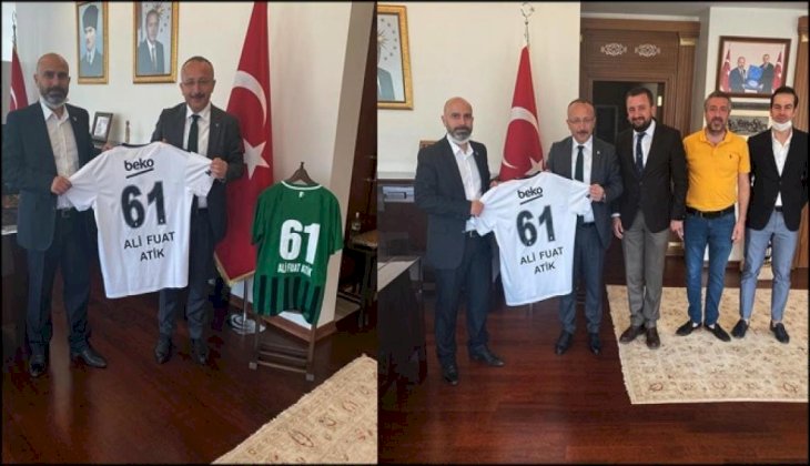 Denizli Valisi Atik, Denizli Beşiktaşlılar Derneği üyelerini kabul etti