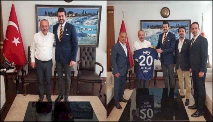 Denizli Fenerbahçeliler Derneği, Vali Atik'i Ziyaret Etti