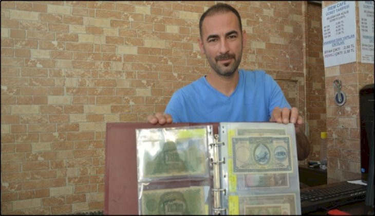 Denizlili koleksiyonerin banknot koleksiyonu ilgi çekiyor