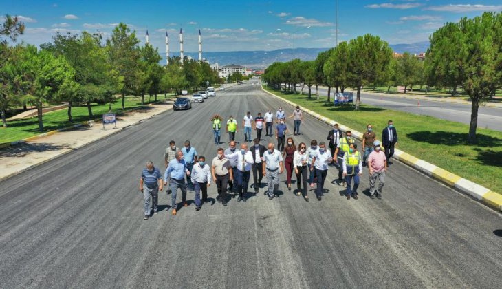 Ali Marım Bulvarı'nda Sıcak asfalt çalışması başladı