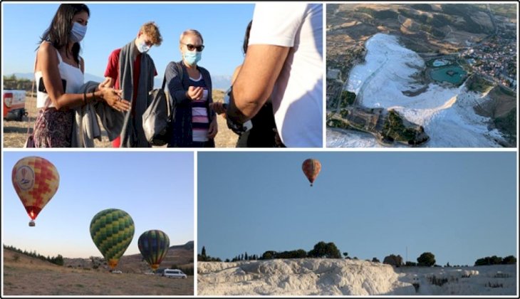 Balonlar ,beyaz cennetin üzerinde 162 gün sonra yeniden uçmaya başladı