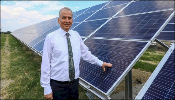 Başkan Zolan: Güneş tarlaları ile 4,1 milyon KWh'lik elektrik enerjisi ürettik