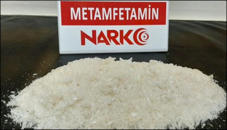 Denizli'de 890 gram metamfetamin ele geçirildi