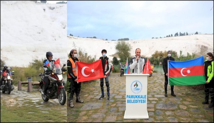 Pamukkale'de 29 Ekim Coşkusu Motosiklet Kortejiyle Yaşandı