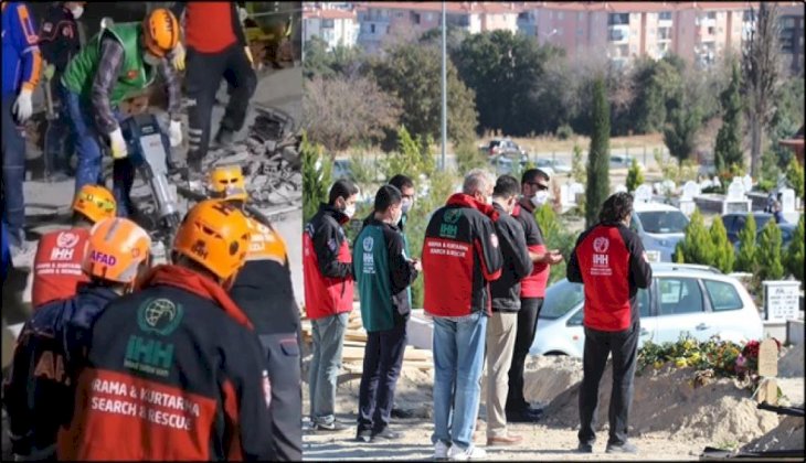 İzmir görevinin ardından hayatını kaybeden İHH gönüllüsü, toprağa verildi