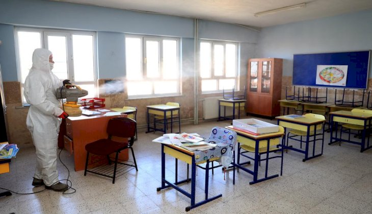 Pamukkale İlçesinde Okullar Dezenfekte Edildi