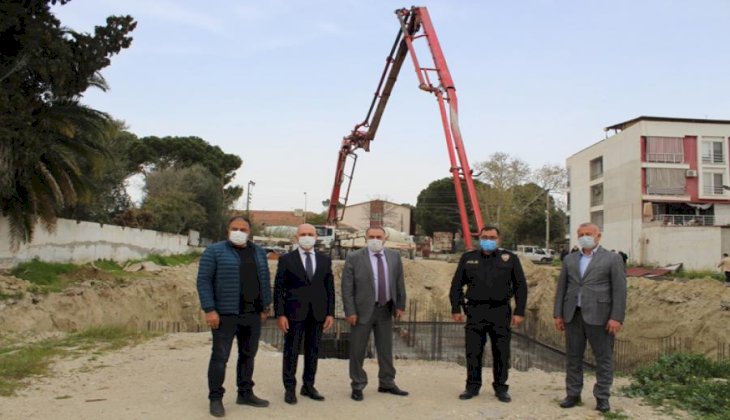 Sarayköy İçe Emniyet Müdürlüğü Binası Hızla Yapılıyor