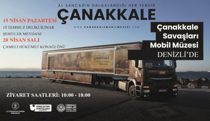 Çanakkale Mobil Müzesi, Çanakkale ruhunu Denizli’ye getiriyor