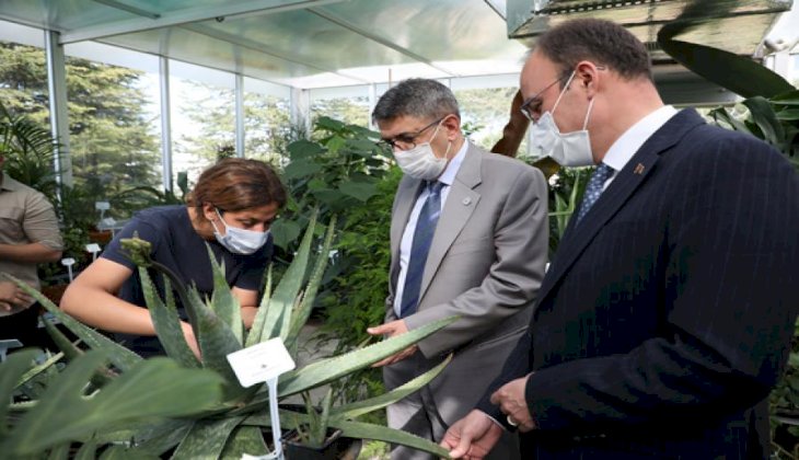 Rektör ve Başkan Örki’den PAÜ Botanik Bahçe’ye Ziyaret