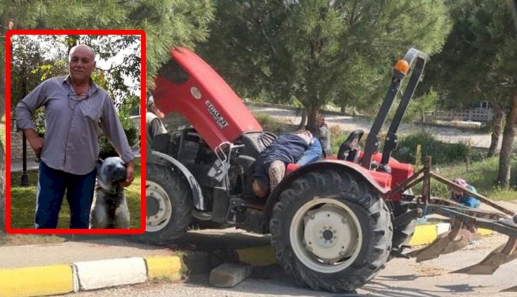 Traktör kullanırken kafasına beton kiriş düşen çiftçi hayatını kaybetti