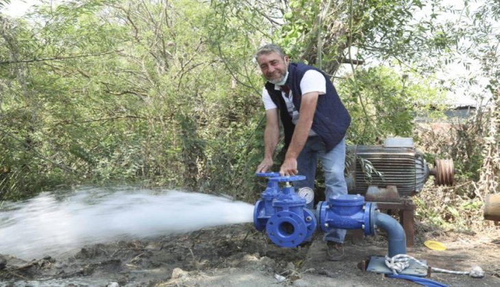 Denizli Çiftçisi Kara kara düşünürken, Aydın Büyükşehir Belediyesi kuraklıkla mücadele başlattı