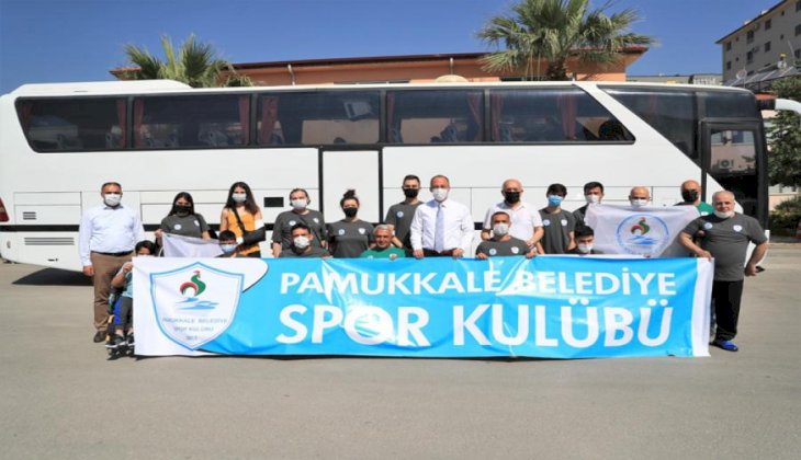 Başkan Örki basketbolcuları şampiyonluğa uğurladı