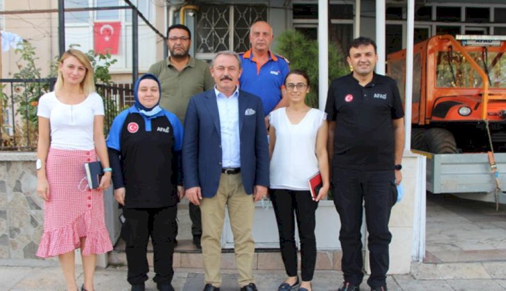 AK Partili Şahin Tin, AFAD İl Müdürlüğünü ziyaret etti