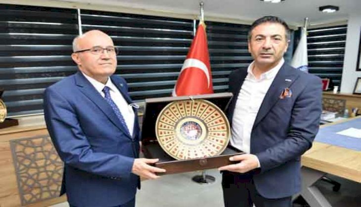 Kaymakam Balcıoğlu’ndan DTO’ya veda ziyareti