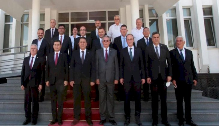 Akdeniz Belediyeler Birliği Encümeni Başkan Örki, Kıbrıs’a gitti