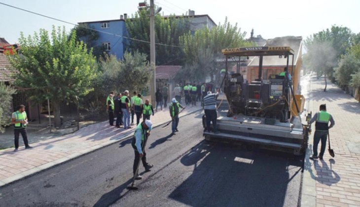 Pamukkale Belediyesi Deliktaş'da Asfalt Çalışmalarına başladı