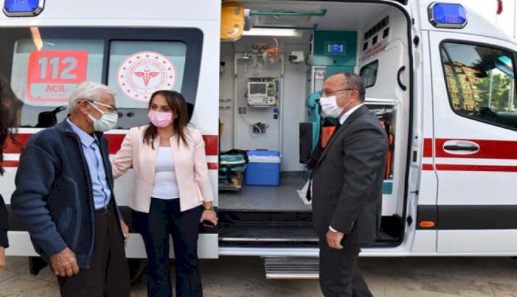 Vasiyet ambulansı Sağlık Müdürlüğü'ne Teslim Etti