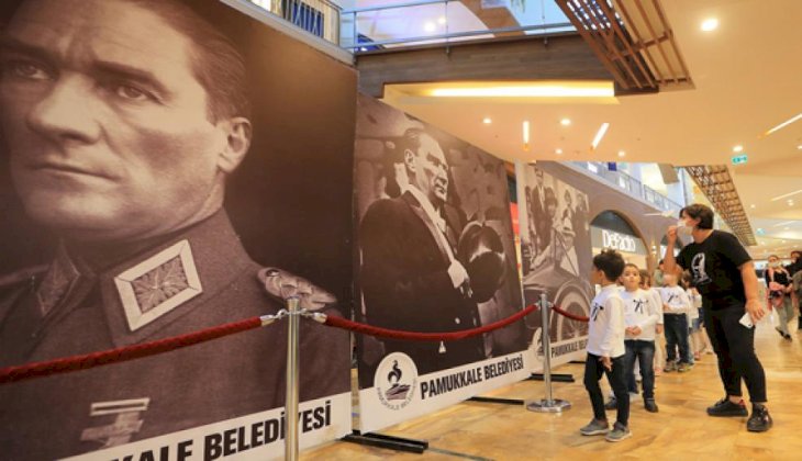 Pamukkale’de Atatürk anısına sergi