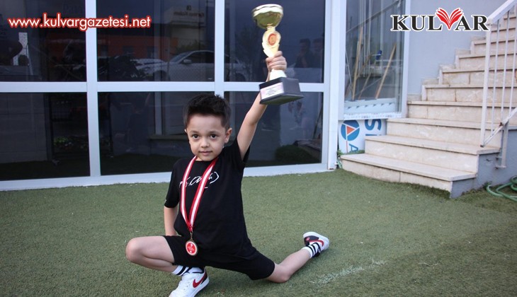 6 yaşında Türkiye şampiyonu oldu