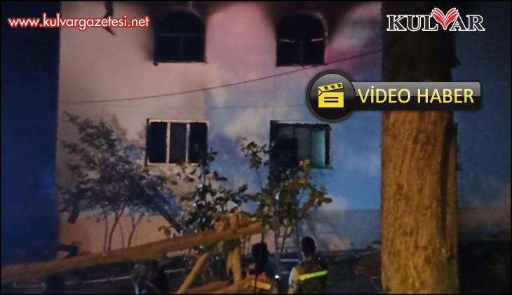 Acıpayam 'da Camiyi kül eden yangının görüntüsü ortaya çıktı