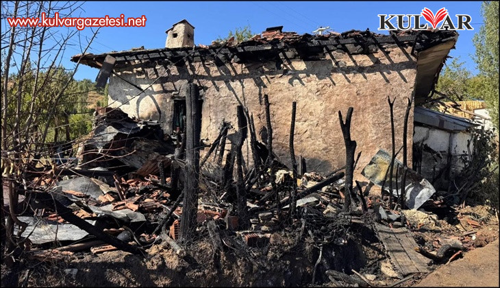 Ahşap evde çıkan yangın büyümeden söndürüldü