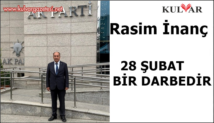AK Parti İl Başkan Yardımcısı İnanç: “Milli irade anlayışımızı daima diri tutacağız”  
