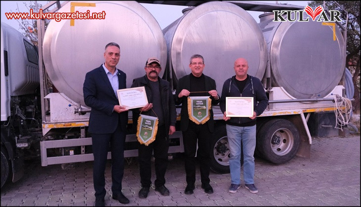 AK Parti İl Başkanı Subaşıoğlu’ndan, süt tankeriyle yangına müdahale eden kahramana ziyaret 