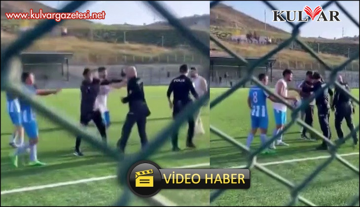Amatör lig maçında çıkan tartışmayı polis biber gazıyla bastırdı