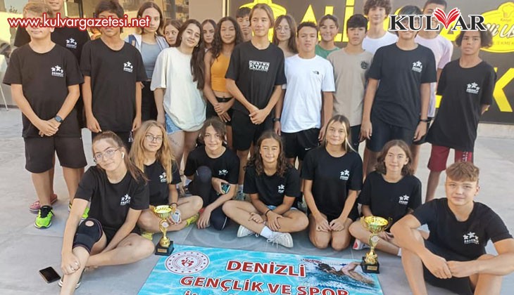  Analig yüzme Türkiye finallerinde Denizli karması tarih yazdı