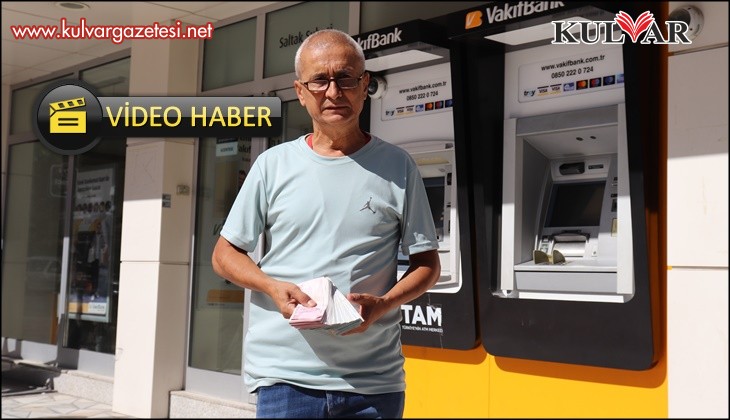 Arıza yapan ATM, başka müşterinin yatırdığı parayı emekli askere geri verdi