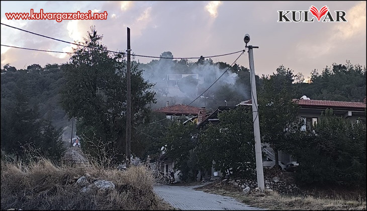 Ateşle yapılan temizlik yangına neden oldu