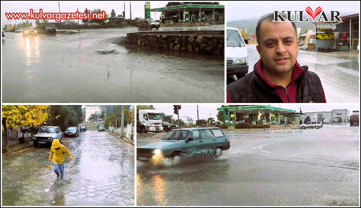 Aylardan sonra düşen yağmur yüzleri güldürdü