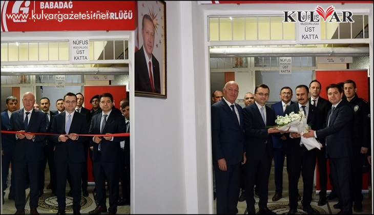 Babadağ Vergi Dairesi Müdürlüğü hizmete açıldı